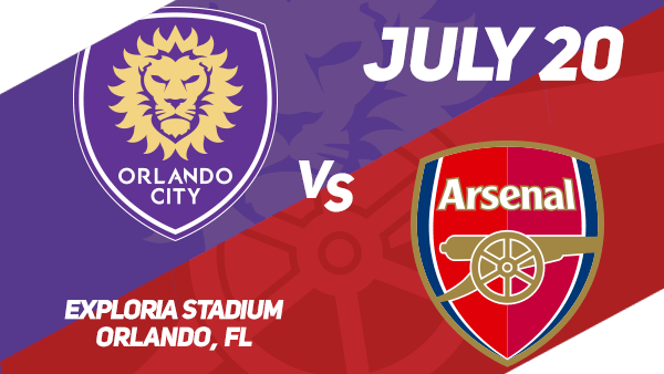 July 20 - Orlando City SC vs Arsenal FC